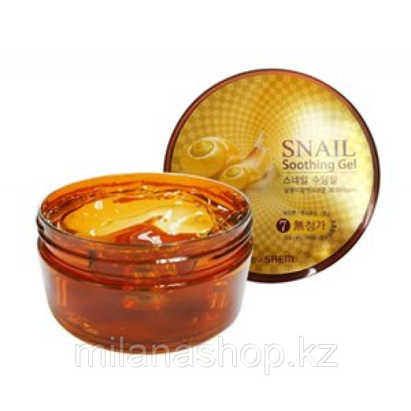 The Saem Snail Soothing Gel 300 мл - Улиточный многофункциональный гель для тела и лица