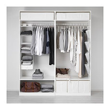 Гардероб ПАКС Хасвик белый 200x66x236 см ИКЕА, IKEA, фото 3