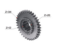 Шестерня МТЗ 80 ведомая повышающая редуктор Z=34 РУП МЗШ г.Минск - фото 1 - id-p57021466