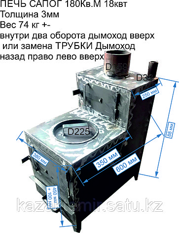 Печи отопительные на угле и газе, фото 2