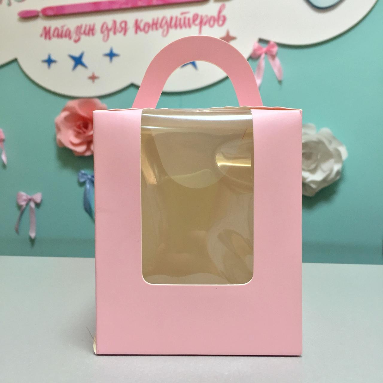 Упаковка для десертов розовая - фото 1 - id-p57034933