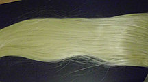 Хвост накладка на ленте из искусственных волос блонд