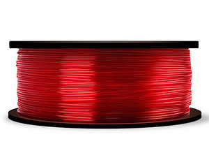 3D PLA Пластик WANHAO Прозрачный красный 1.75mm 1kg