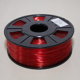 3D PLA Пластик WANHAO Прозрачный красный 1.75mm 1kg, фото 2