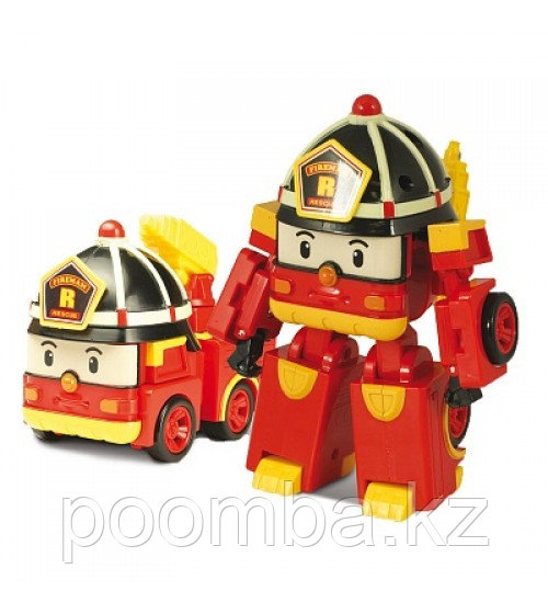 Пожарная машинка-трансформер Рой Silverlit Robocar Poli, 10 см (83170)