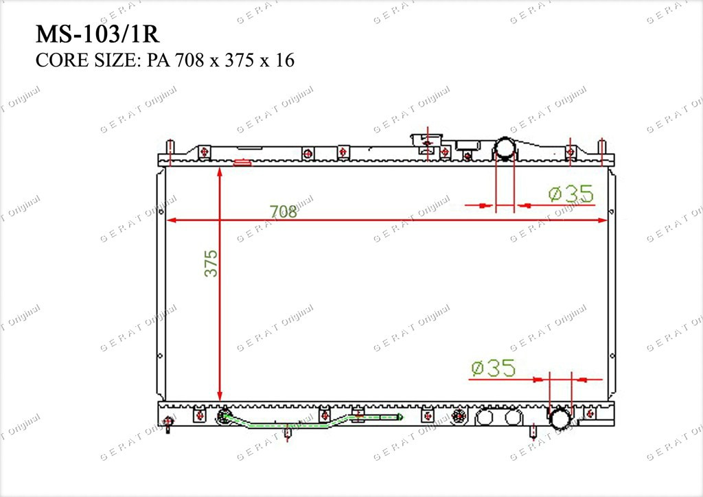 Радиатор основной MB845810
