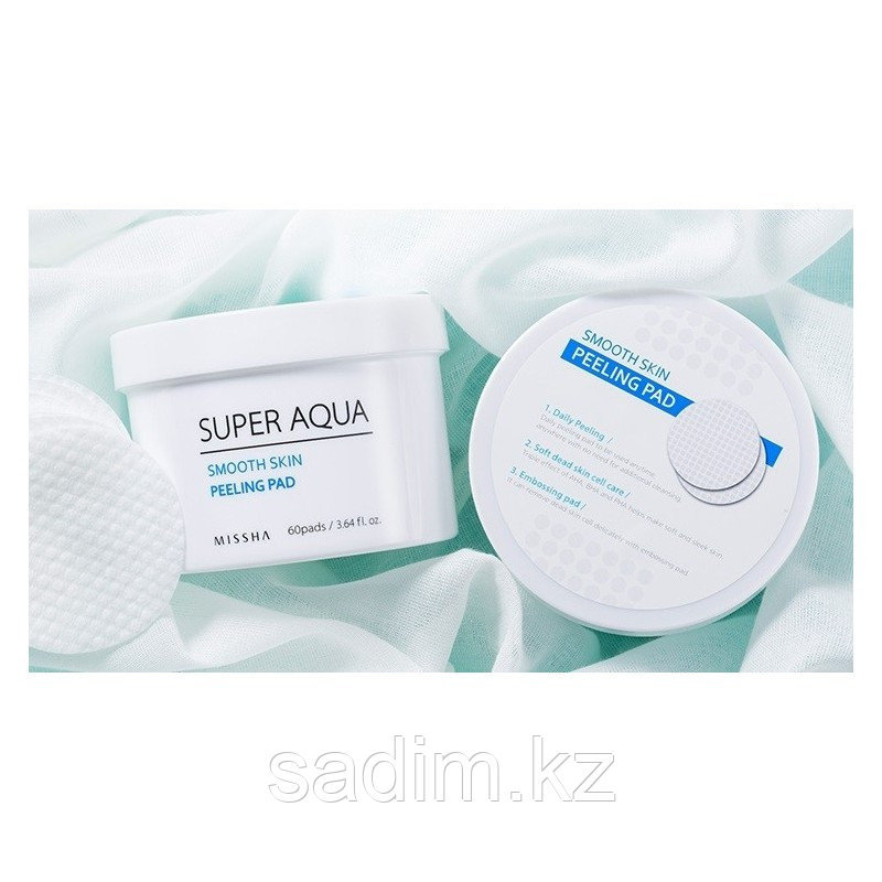 Missha Super Aqua Smooth Skin Peeling Pad - Пилинг-диски с кислотами