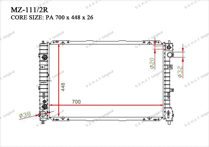 Радиатор основной 4522301
