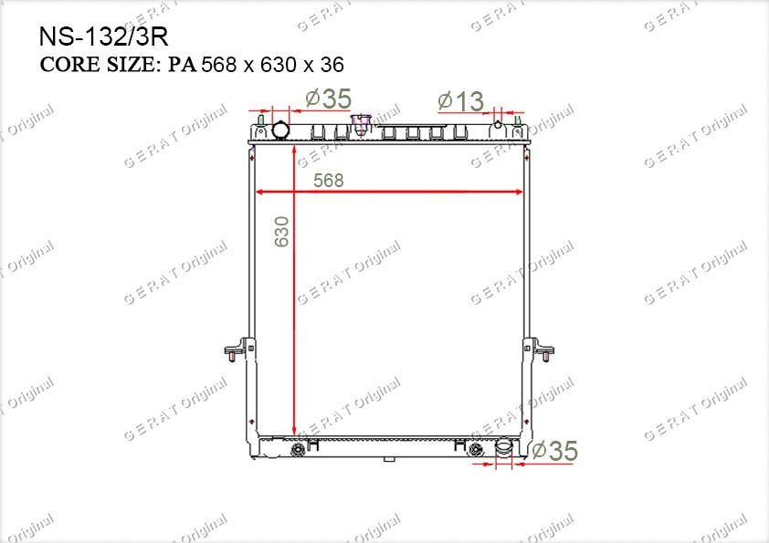 Радиатор основной 21460VC200