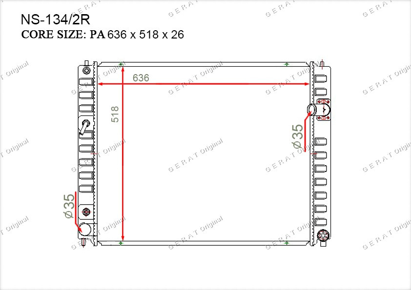 Радиатор основной 214601BH0A