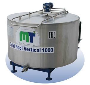 Охладитель молока открытого типа "Cold Pool Vertical" 100 л, фото 2