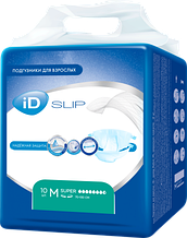 Подгузники для взрослых ID Slip М Super 10 шт (7631)