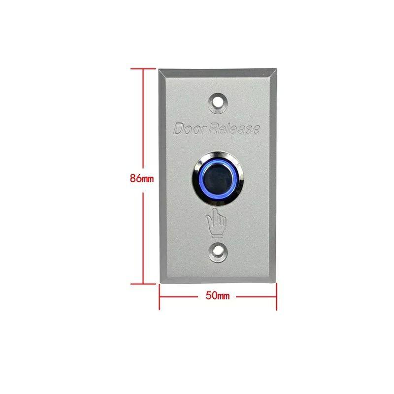 Кнопка выхода GT-E07S, врезная, с подсветкой (СКУД)