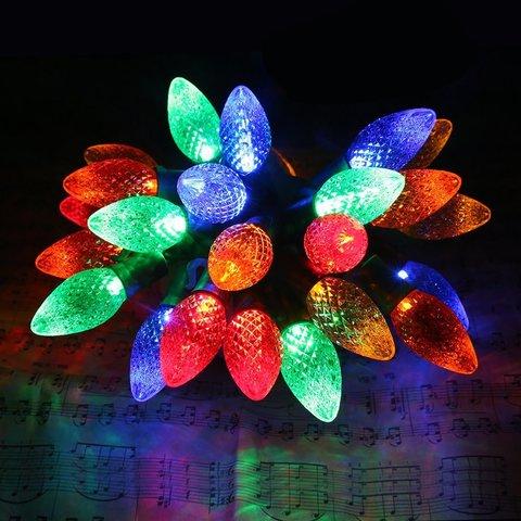 Гирлянды светодиодные, новогодние, уличная гирлянда led гирлянда лед LED гирлянда 8 метров " Еловые Шишки "