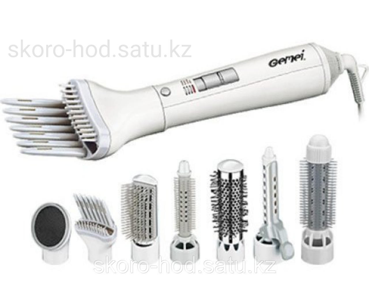 Фен-щетка Gemei, 7 в 1