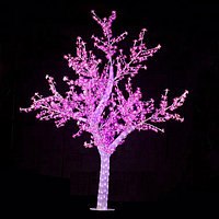 Светодиодное дерево розовое 