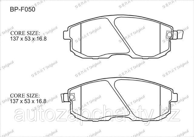 Колодки тормозные передние 410602Y990