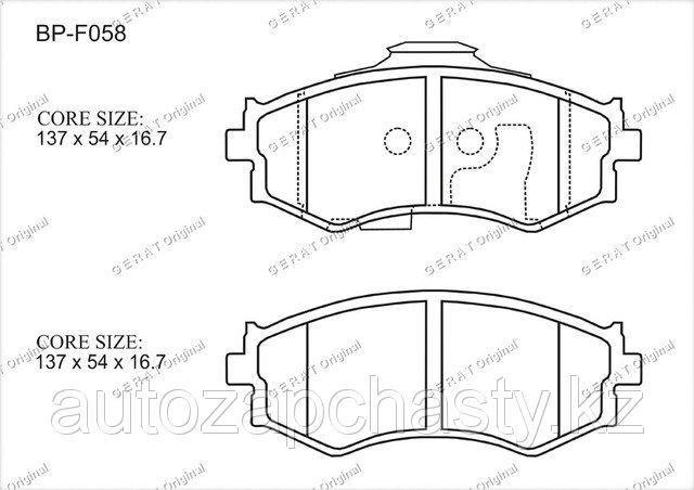 Колодки тормозные передние 4106032R90