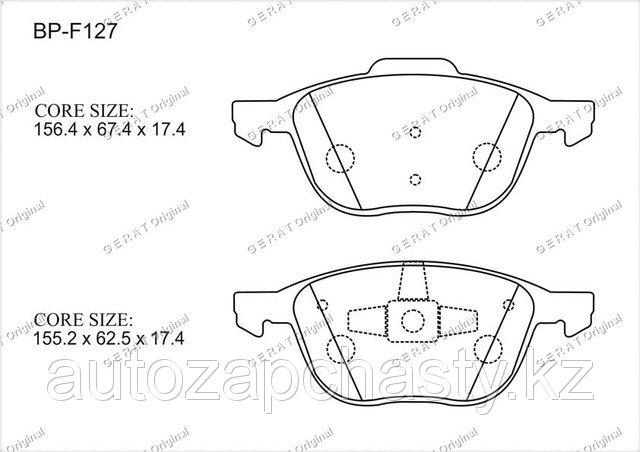 Колодки тормозные передние B3YH3323Z
