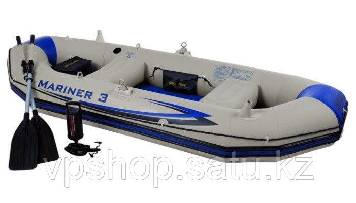 Надувная лодка Intex Mariner 3 68373 - трехместная лодка доставка