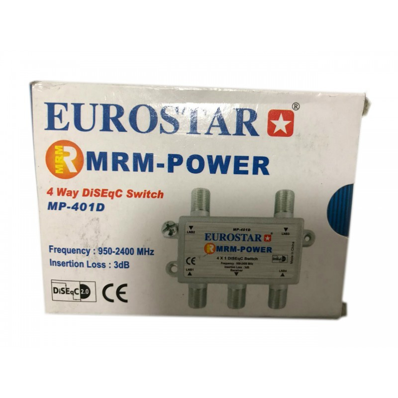 DiSEgC swith 4*1 MRM EUROSTAR MP-401D 950-2400MHz 3db