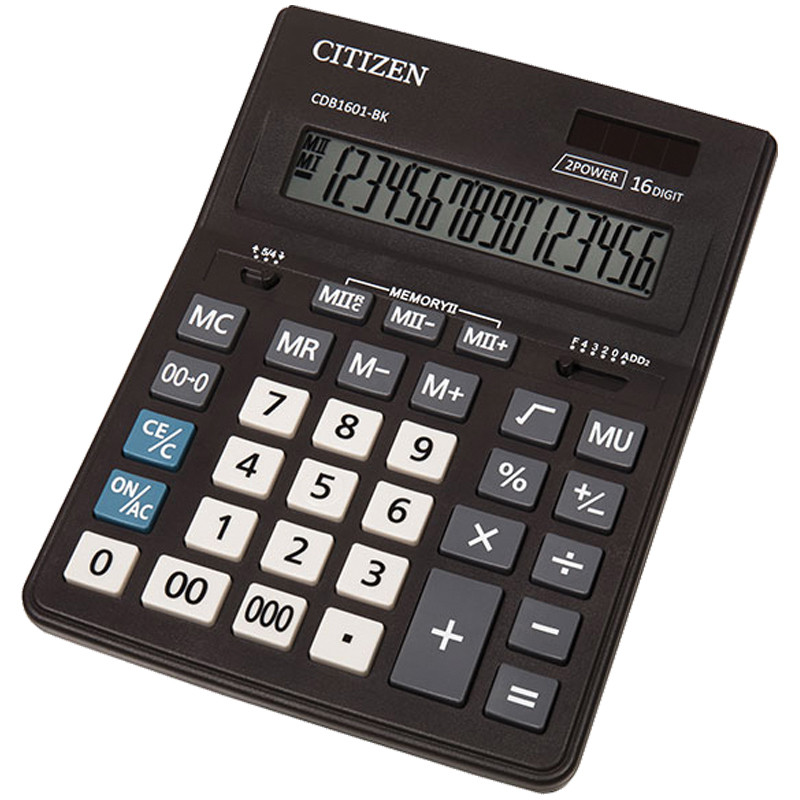 Калькулятор настольный Citizen Business, 16 разрядов,157*200*35 мм.