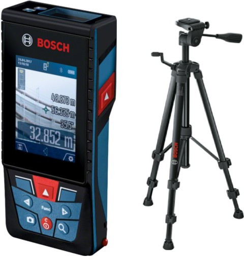 Лазерный дальномер (120 м) Bosch GLM 120 C Professional + BT150.