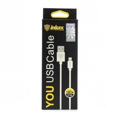 Кабель INKAX CK-01 Lightning iPhone USB 2.1А, фото 2