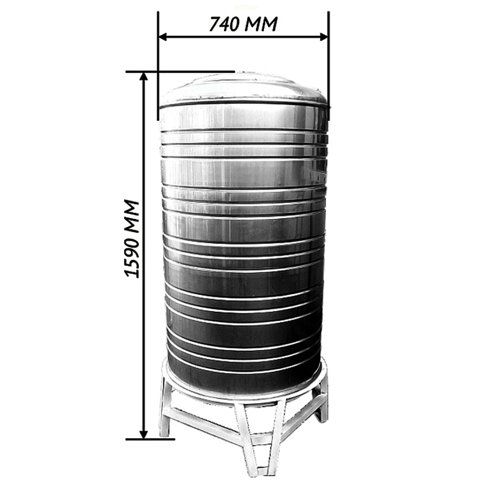 Металлическая емкость для питьевой воды от 250л - 25 000 л - фото 2 - id-p57157890
