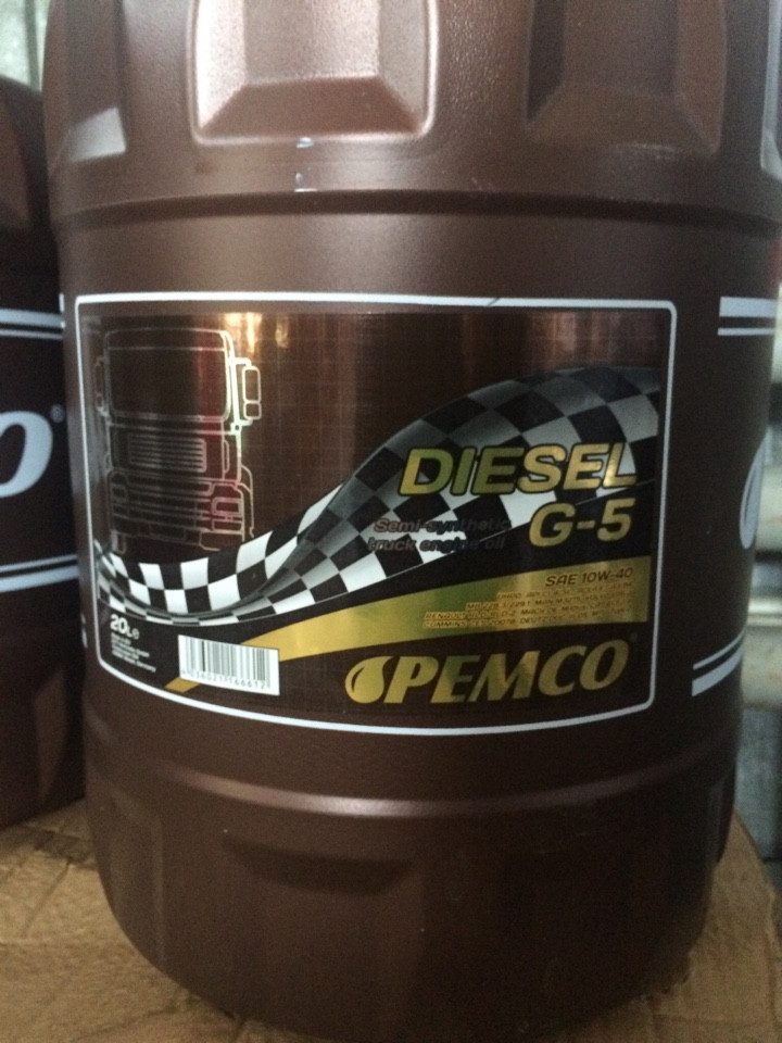 Моторное масло Pemco  DIESEL G-5   SAE 10W-40 (20L)