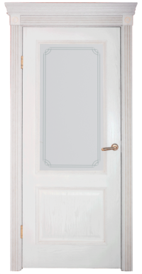 Дверь DL 503 ДО, цвет Эмаль крем