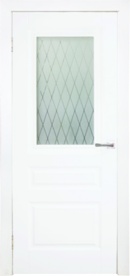 Дверь DL505ДО, цвет Белое дерево