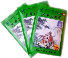 Гуанцзе Чжитун Гао пластырь Два тигра зеленый для лечения суставов