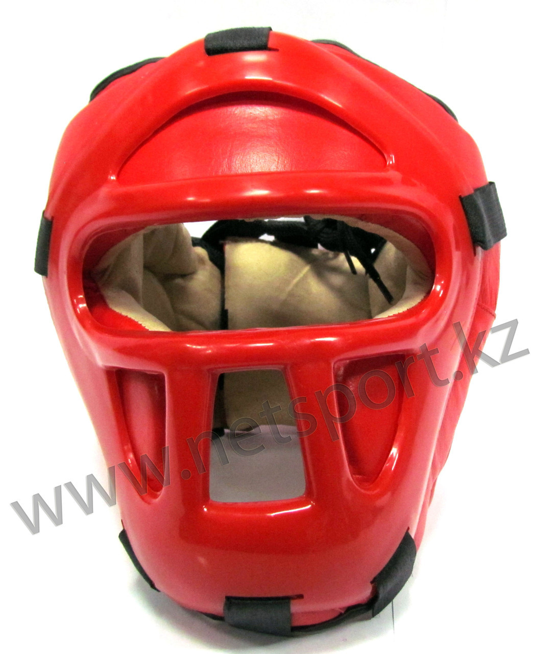Шлем боксерский закрытый кожа - фото 1 - id-p57165202