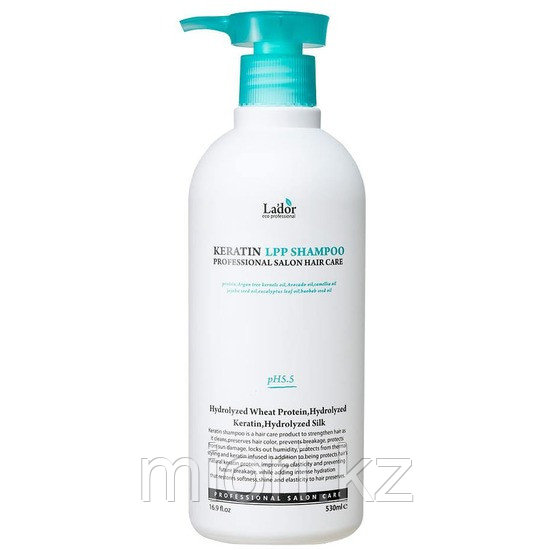 КЕРАТИНОВЫЙ БЕЗСУЛЬФАТНЫЙ ШАМПУНЬ LA'DOR KERATIN LPP SHAMPOO