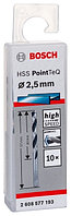 10 HSS PointTeQ Сверл 2.5 mm