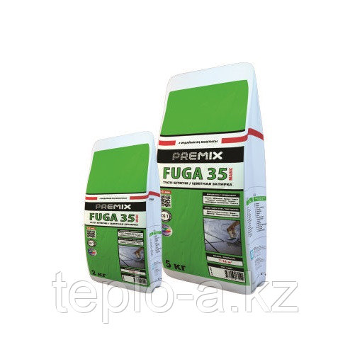 Premix Fuga 35 Ultra , затирка для швов , цветная.