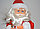 Музыкальный Дед Мороз (Санта Клаус) с светящимся мешком танцующий 128, фото 3