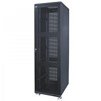 Шкаф стандартный сетевой 19" 32U 600*800*1610 цвет черный, передняя дверь перфорированная