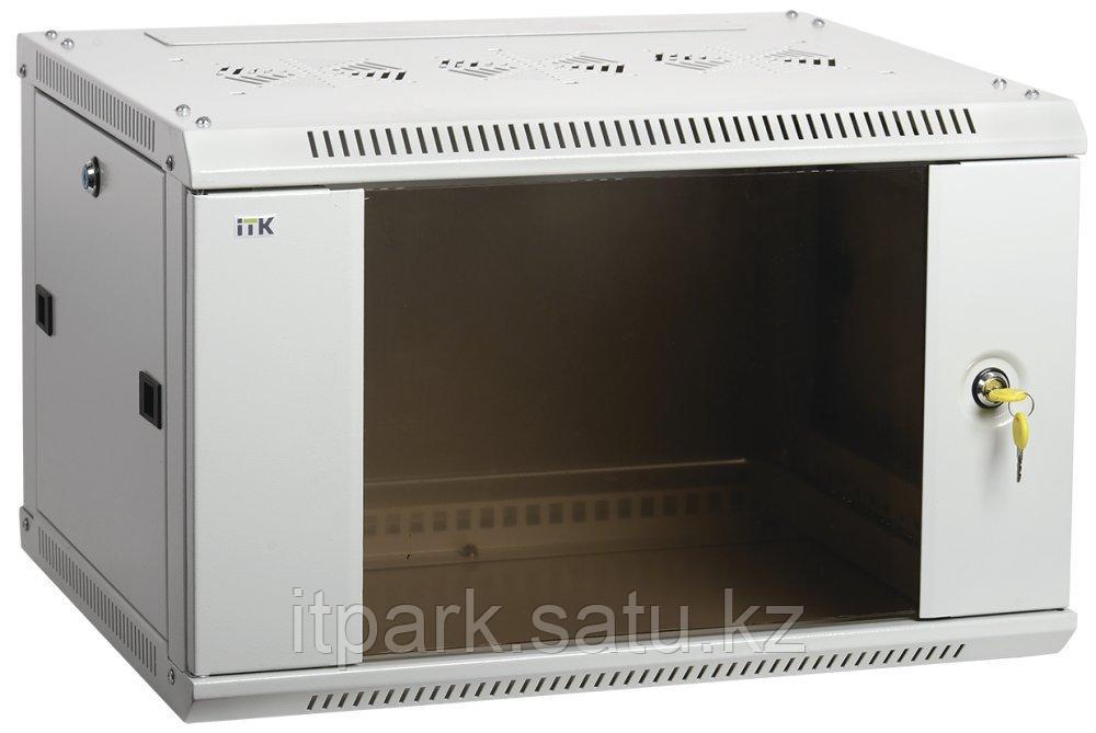 LWR3-15U64-GF ITK Шкаф LINEA W 15U 600x450 мм дверь стекло, RAL7035