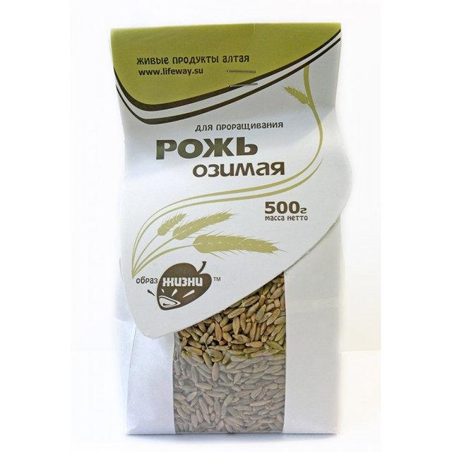 Рожь отборная для проращивания 500гр.