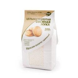 Цельносмолотая овсяная мука, 500 гр.