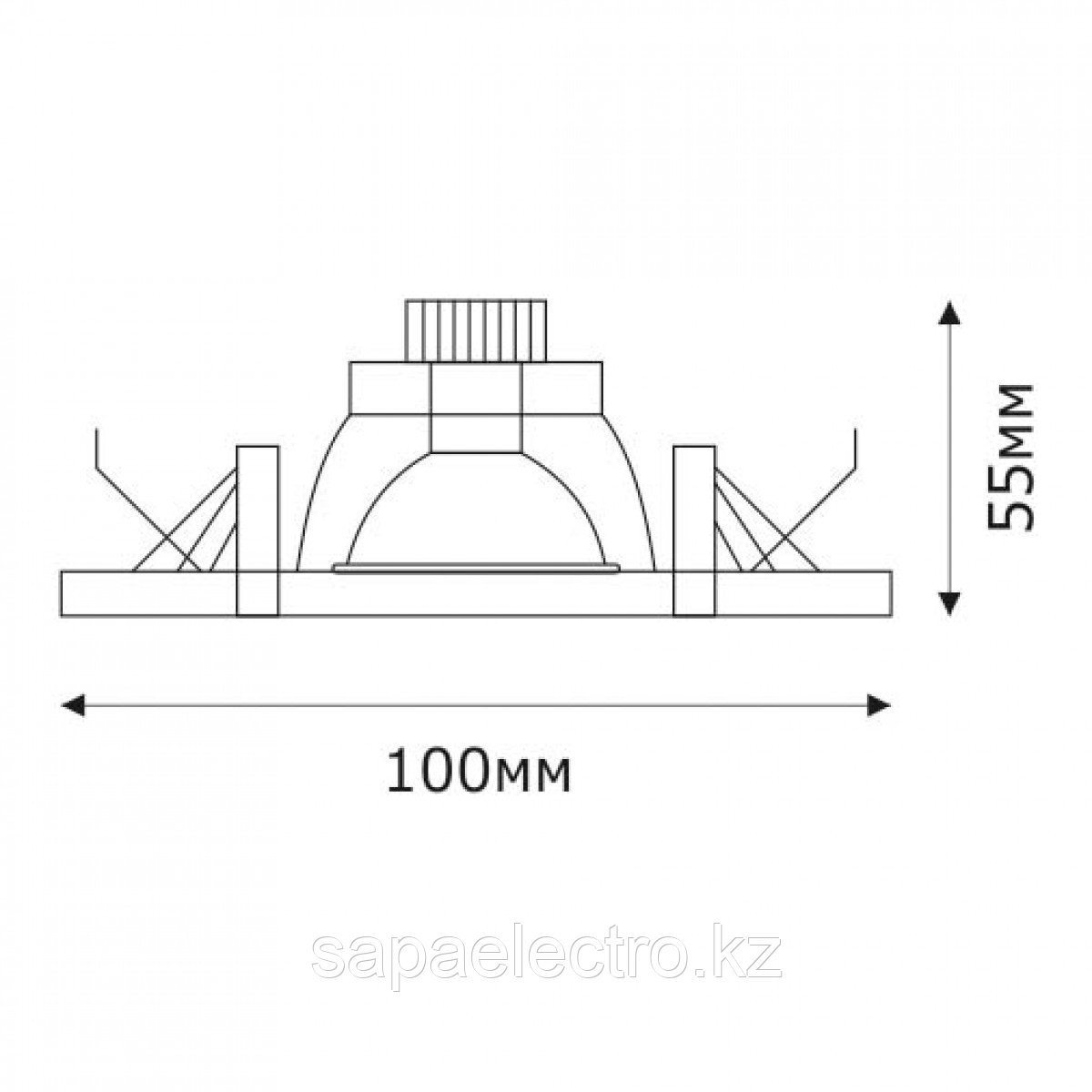 Спот LED SPD-JXYHD ROUND 3W 5000K (TS) 60шт