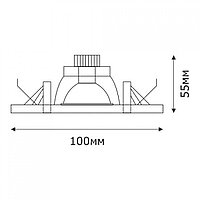 Спот LED TC-01 ROUND 3W 5000K (TS) 60шт