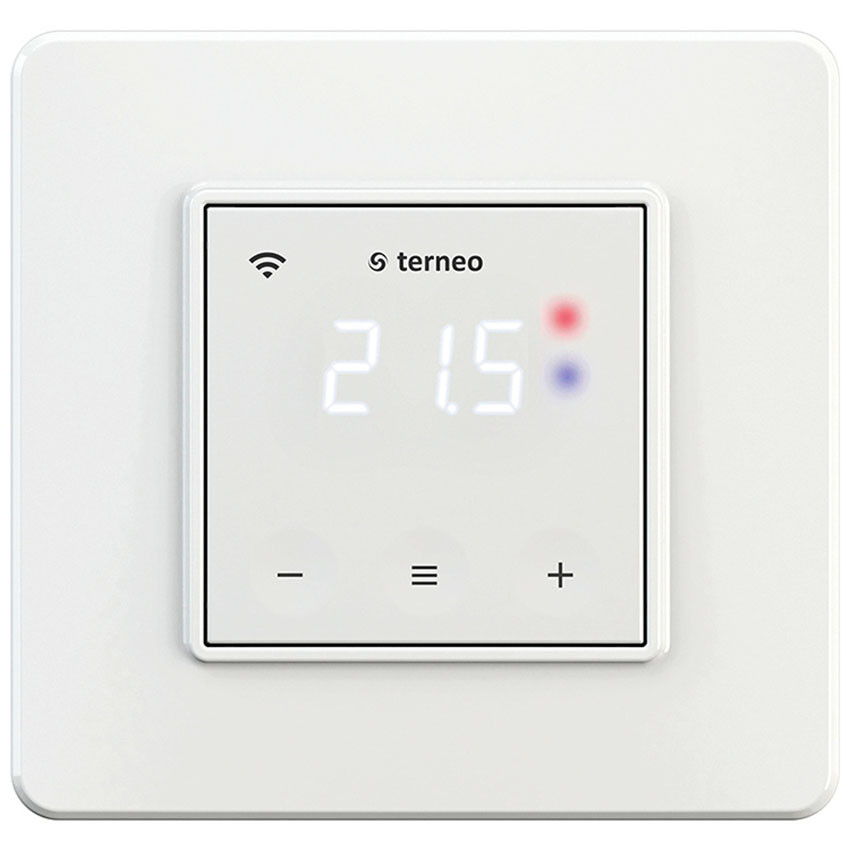 Термостат "terneo sx" (Для теплых полов.Wi-Fi программируемый терморегулятор с сенсорным и ручным управлением) - фото 1 - id-p57246414