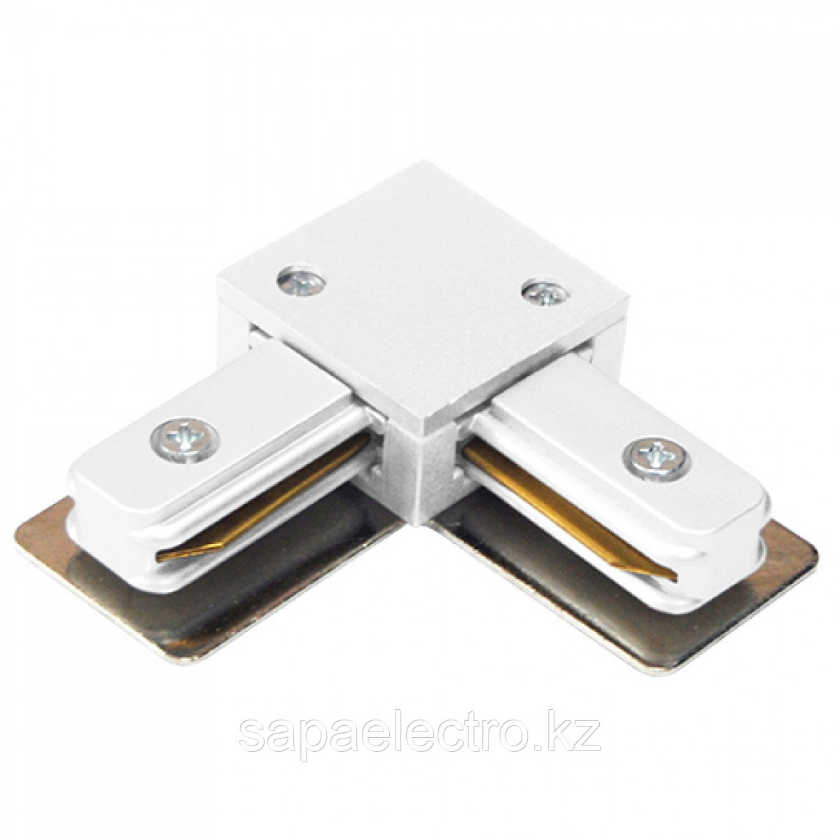 WHITE STANDART L-CONNECTOR (2 LINE) (TS)100шт