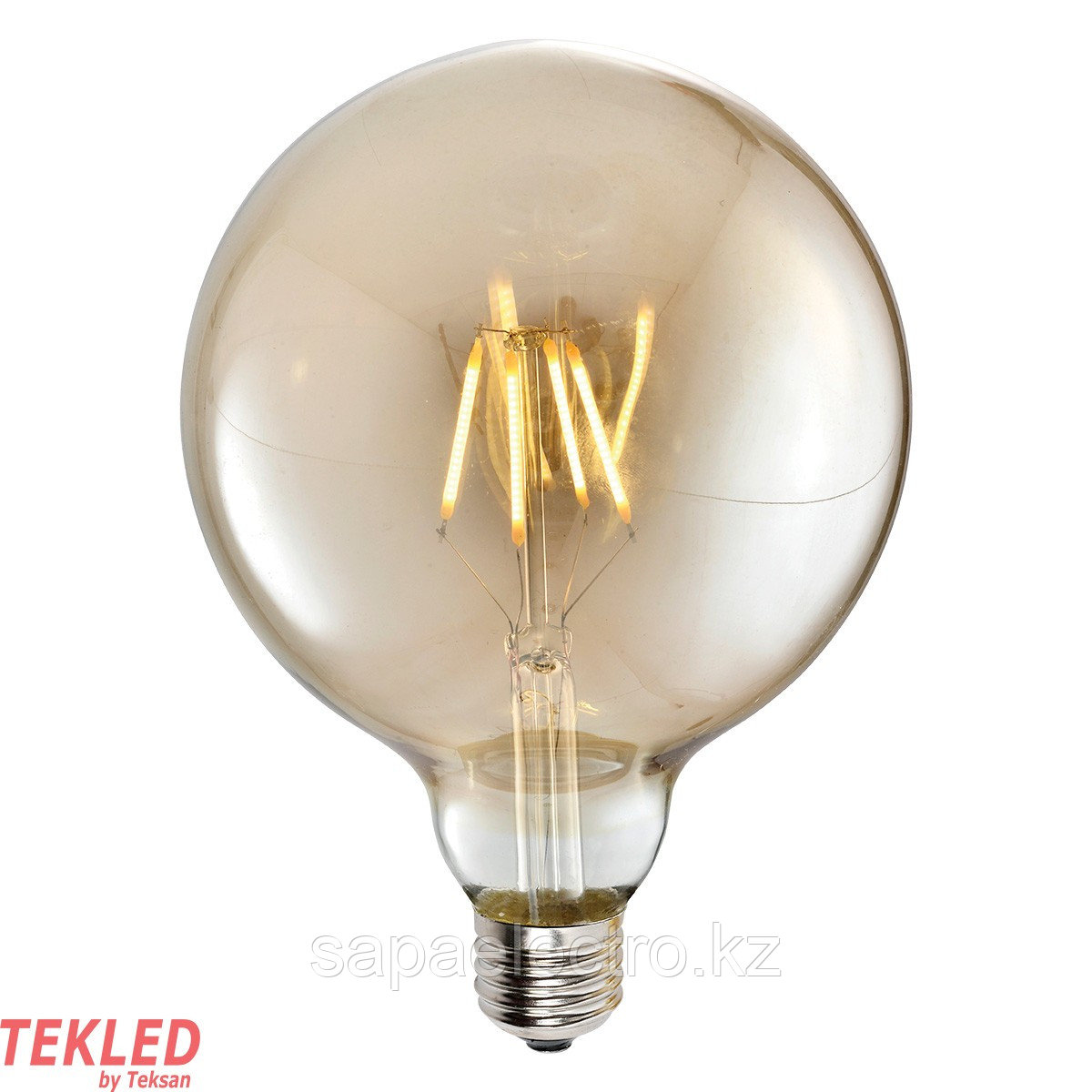 Лампа LED G125 4W AMBER E27 2700K 220V (TL) 50шт - фото 1 - id-p48603663
