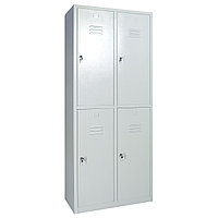 Металл.Шкаф 4-x дверный (серый) MGL(TS)