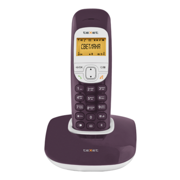 Радиотелефон Texet TX-D6505А фиолетовый