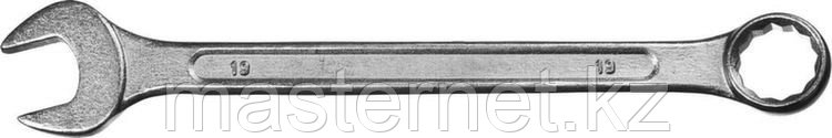 Ключ комбинированный гаечный СИБИН, белый цинк, 19 мм - фото 1 - id-p45773478